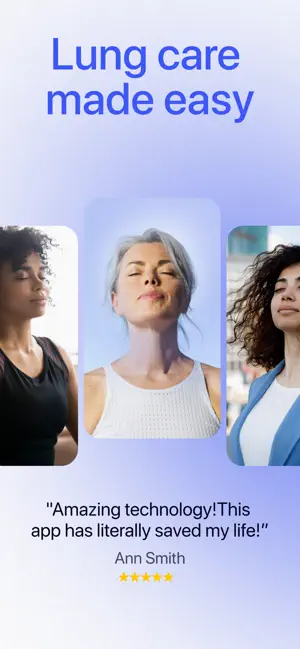 Lungfully app main interface