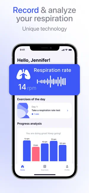 Lungfully app interface